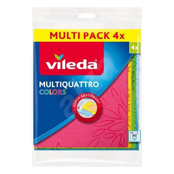 VILEDA Multiquattro Colors handrička 4 ks