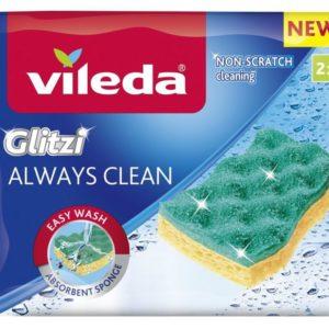 Vileda Glitzi Always Clean viskózna hubka 2ks